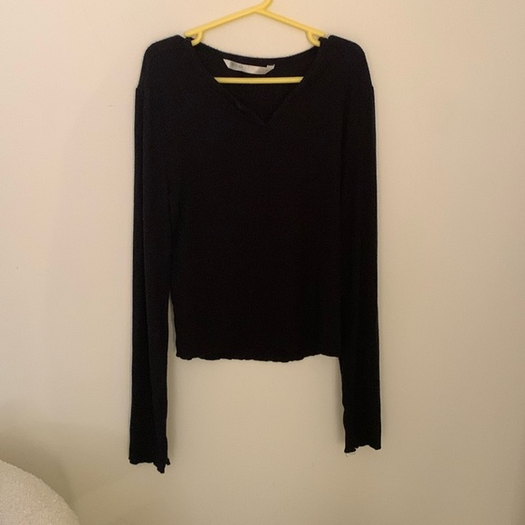 Urban Planet black ribbed  sleeve - Picture 1 of 1